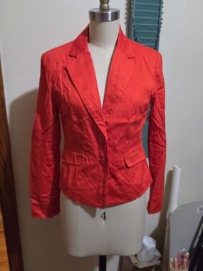 Cherish Bright Red Women's Tailored Blazer